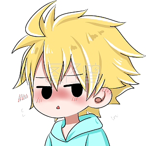 图怪兽原创元素卡通表情包黄发男孩鄙视无语