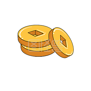 金币卡通