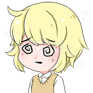 图怪兽原创元素卡通表情包英伦男孩迷糊眩晕