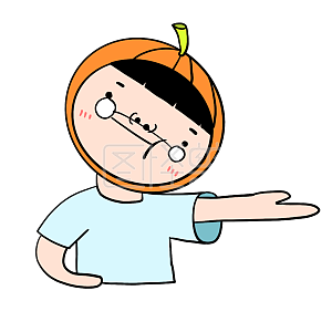 图怪兽原创元素万圣节小孩子熊孩子捣乱表情包插画元素