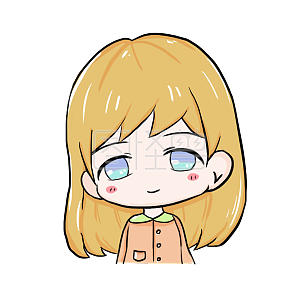 图怪兽原创元素卡通表情包女孩可爱温柔