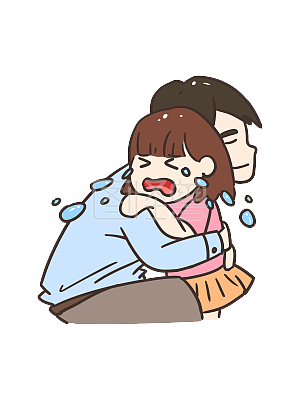 图怪兽原创元素       粉色    卡通     女孩    意外保险  漫画海报