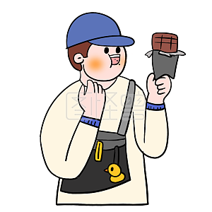 图怪兽原创元素双十一购物女孩补充能量表情包插画元素