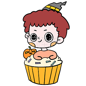 图怪兽原创元素万圣节等待上菜表情包插画原创元素