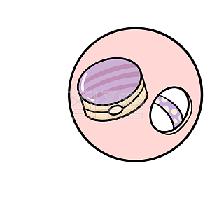 图怪兽原创元素     粉色    卡通   粉扑  男性护肤   条漫元素