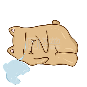 图怪兽原创元素 商业 宣传 表情包 卡通 可爱 猫 长条猫 黄色 搞笑