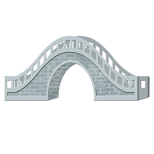 图怪兽石桥拱桥交通