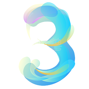 数字3素材图片 免费数字3png元素大全 图怪兽