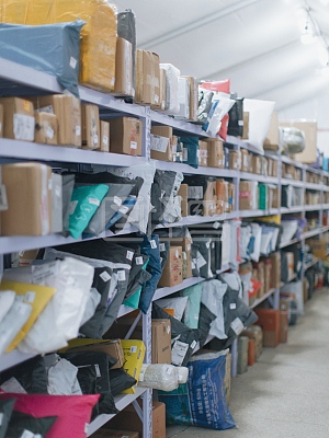 图怪兽原创元素快递场景景色景物细节