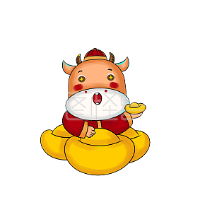 卡通牛素材图片 免费卡通牛png元素大全 图怪兽