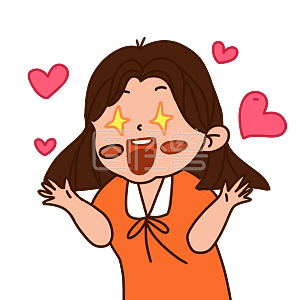 图怪兽原创元素卡通可爱惊喜表情包