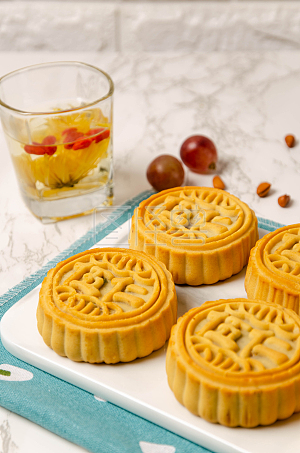 图怪兽原创素材摄影中国传统美食五仁月饼