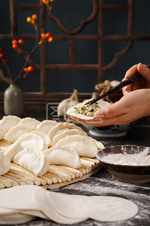 图怪兽原创元素  手工水饺