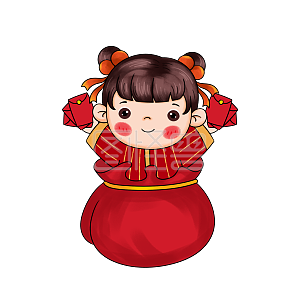 图怪兽原创元素卡通牛年春节喜庆详情图怪兽原创