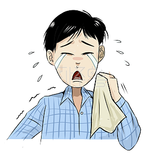 抽泣新媒体情绪对话职业条漫