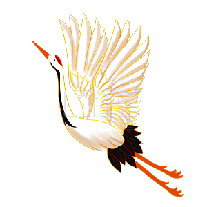 白鹤素材图片-免费白鹤png元素大全-图怪兽