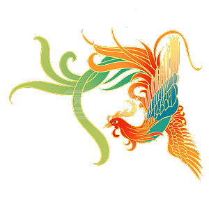 金边  中国风    动物   吉祥物    传统     吉祥     凤凰