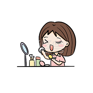 化妆女孩