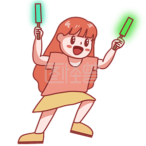 图怪兽原创元素 卡通 明星应援 荧光棒