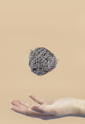 图怪兽原创元素 清洁 劳动节 钢丝球 电商商品