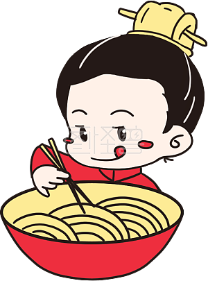 图怪兽原创元素卡通人物餐饮logo