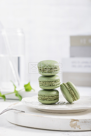 图怪兽原创摄影图绿色马卡龙清新背景