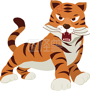 卡通老虎