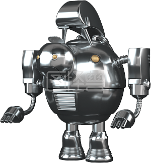 创意3d立体酸性机械机器金属