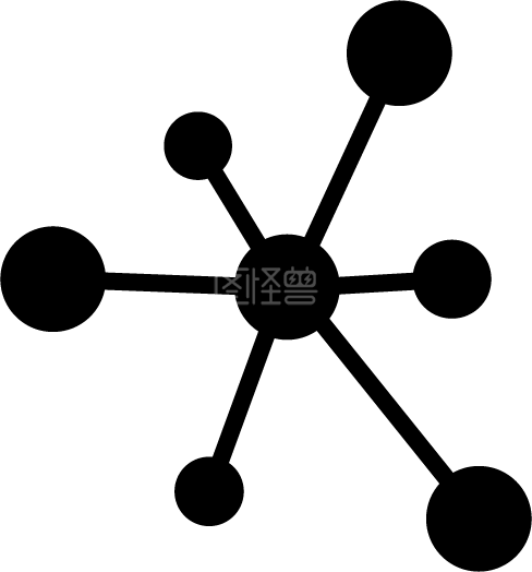 分裂ICON图标-背景素材图片-图怪兽