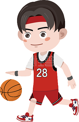 篮球卡通素材图片-免费篮球卡通png元素大全-图怪兽