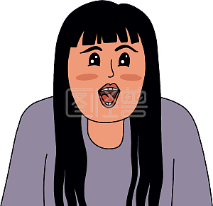 沙雕人物插画风格表情包激动开心