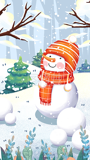 冬天卡通