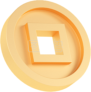 创意3d立体创意钱币元素