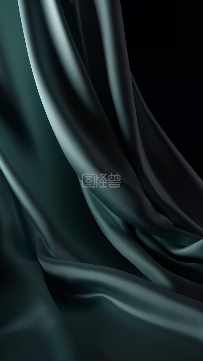 竖版高级单色系真丝丝绸质感背景-背景素材图片-图怪兽