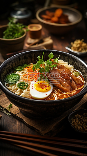 拉面背景图片-拉面素材设计-图怪兽