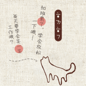 小狗动态装饰图