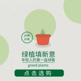 绿植填新意选购电商主图GIF动图模板