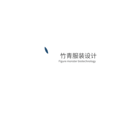 竹叶动态LOGO蓝色GIF动图模板