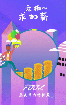 愚人节求加薪恶搞GIF动图