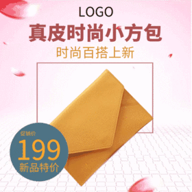 女神皮包方包促销GIF动图模板