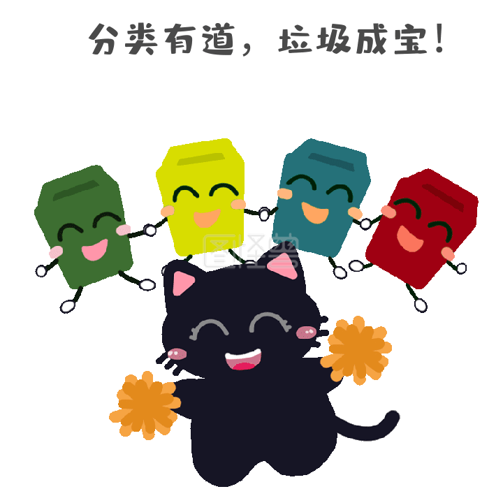 gif动图模板垃圾分类什么垃圾动态表情包