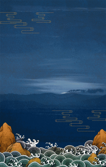 中国风复古gif动态海报动图背景