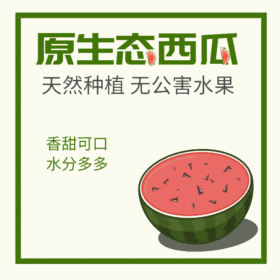 西瓜gif动态模板