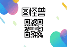 扁平渐变风动态关注二维码GIF