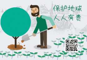 世界地球日保护环境从我做起GIF动图模板