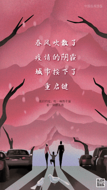 中国抗疫图鉴疫情时间轴动态gif模板