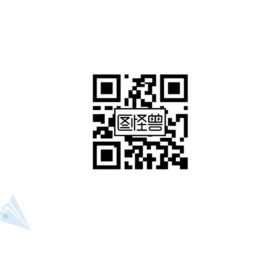 飞机背景扫描二维码动态GIF模版