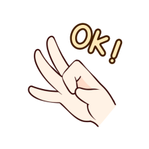 认同赞同同意手gif表情包