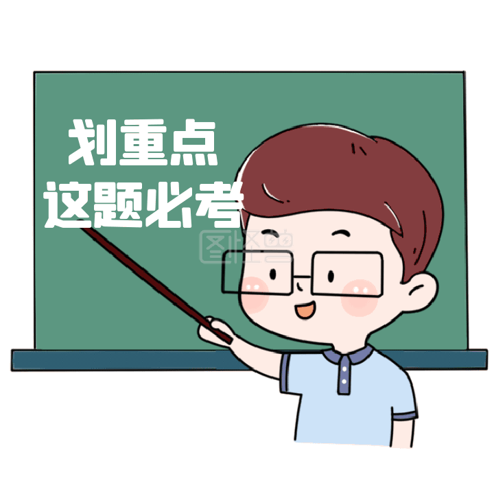 期末学习考试划重点gif动态表情包