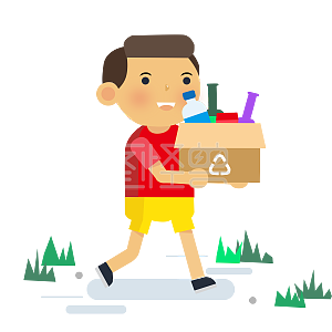 在办公室手足舞蹈的男人矢量素材